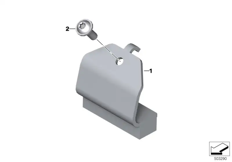 BMW Halter Batterie K67 61211600137