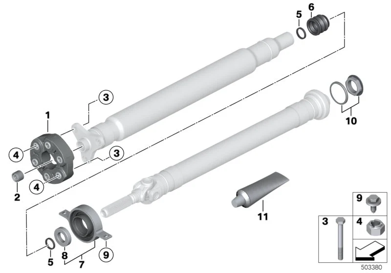 BMW Gelenkscheibe F80 F82 F83 F87 F87N 26112284776