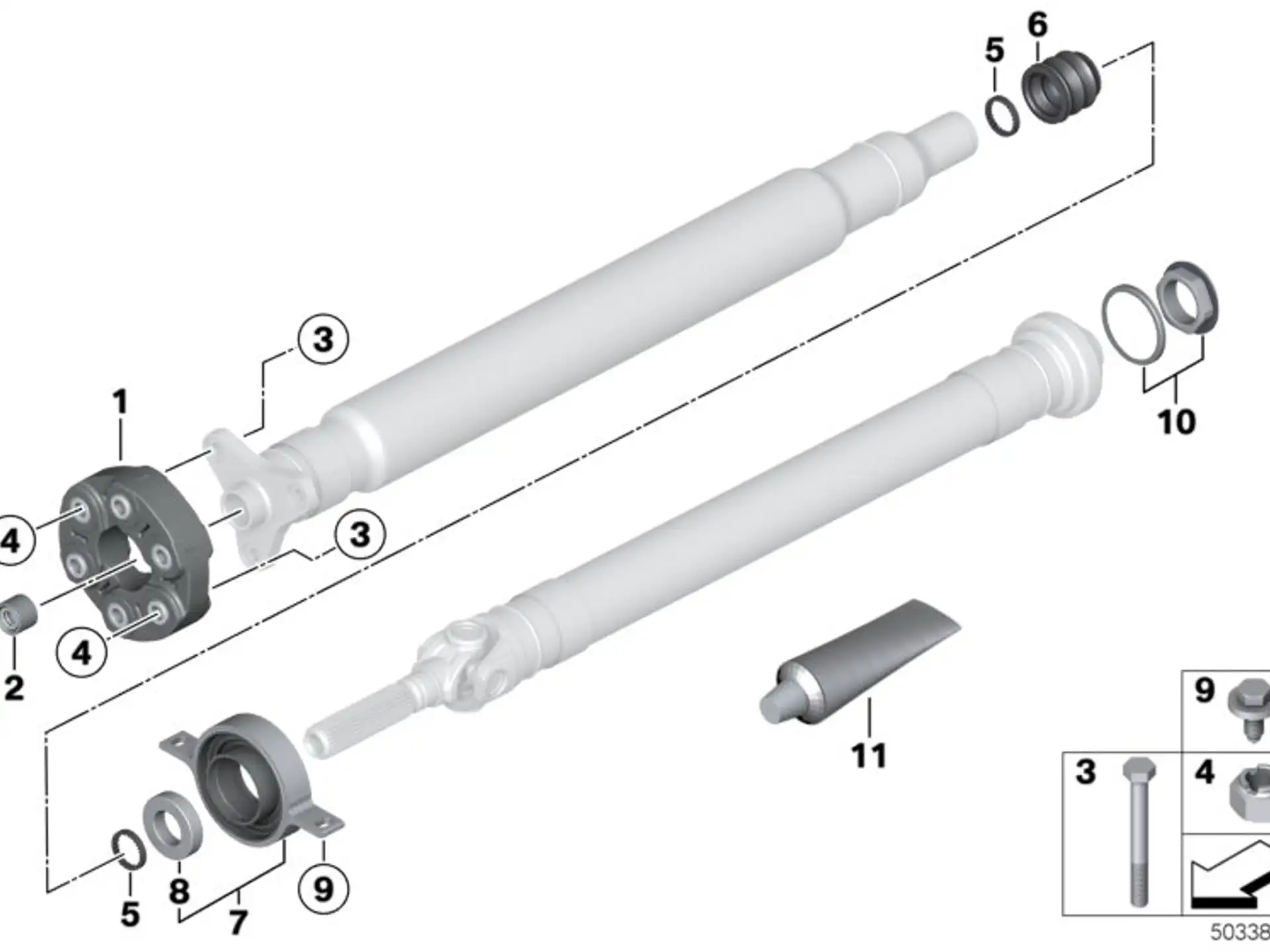 BMW Gelenkscheibe F80 F82 F83 F87 F87N 26112284776