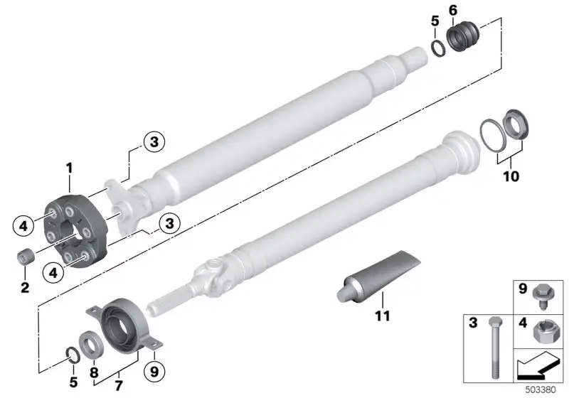 BMW Gelenkscheibe F80 F82 F83 F87 F87N 26112284776