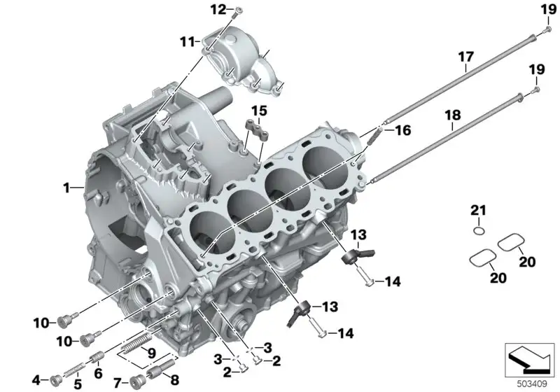 BMW Verschlussschraube Regelventil K67 K69 11418568846