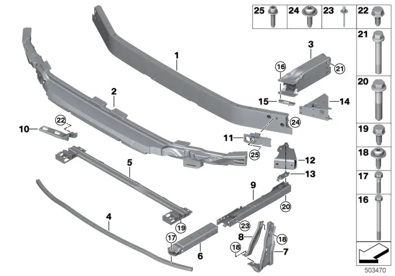 BMW Stossabsorber oben F48 51118075907