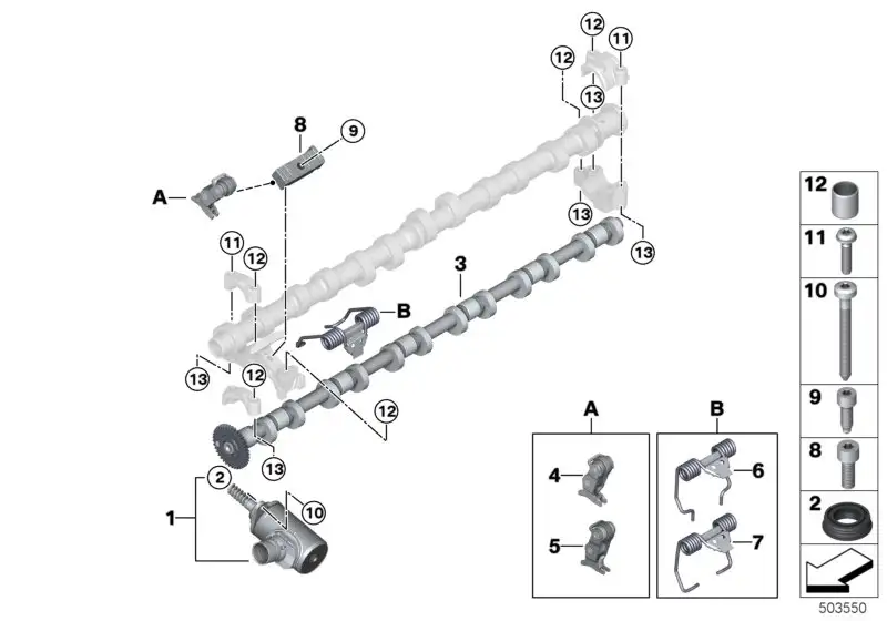 BMW Stellmotor F20 F21 F22 F23 F30 F31 F32 F33 F34 F36 F97 F98 G0