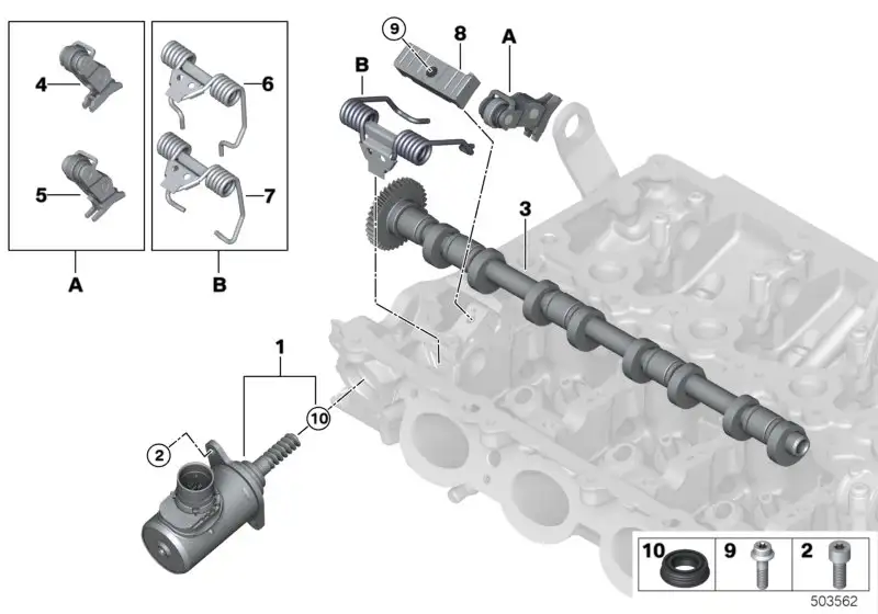 BMW Stellmotor F20 F21 F22 F23 F30 F31 F32 F33 F34 F36 F39 F44 F4