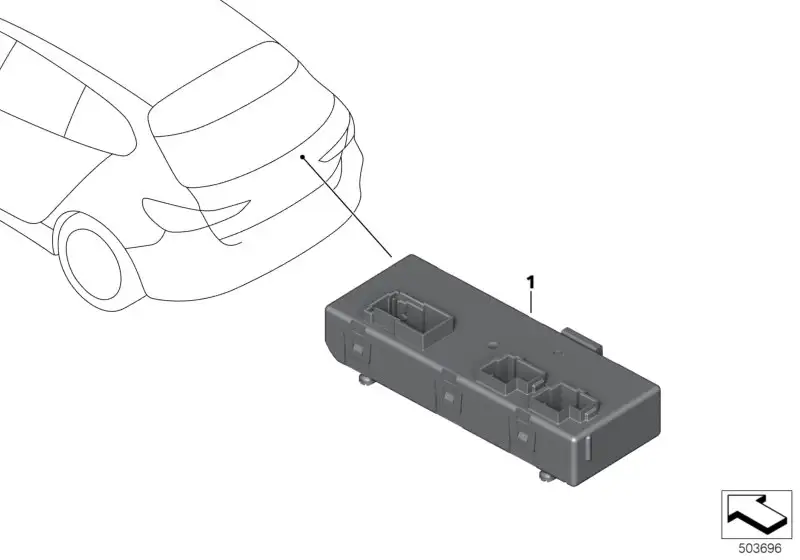 BMW Steuergerät Heckklappenfunktionsmodul F20 F90 F92 F93 F95 F96
