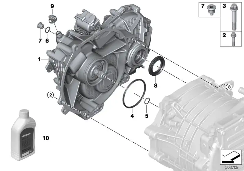 BMW E-Getriebe F56E 27209846639