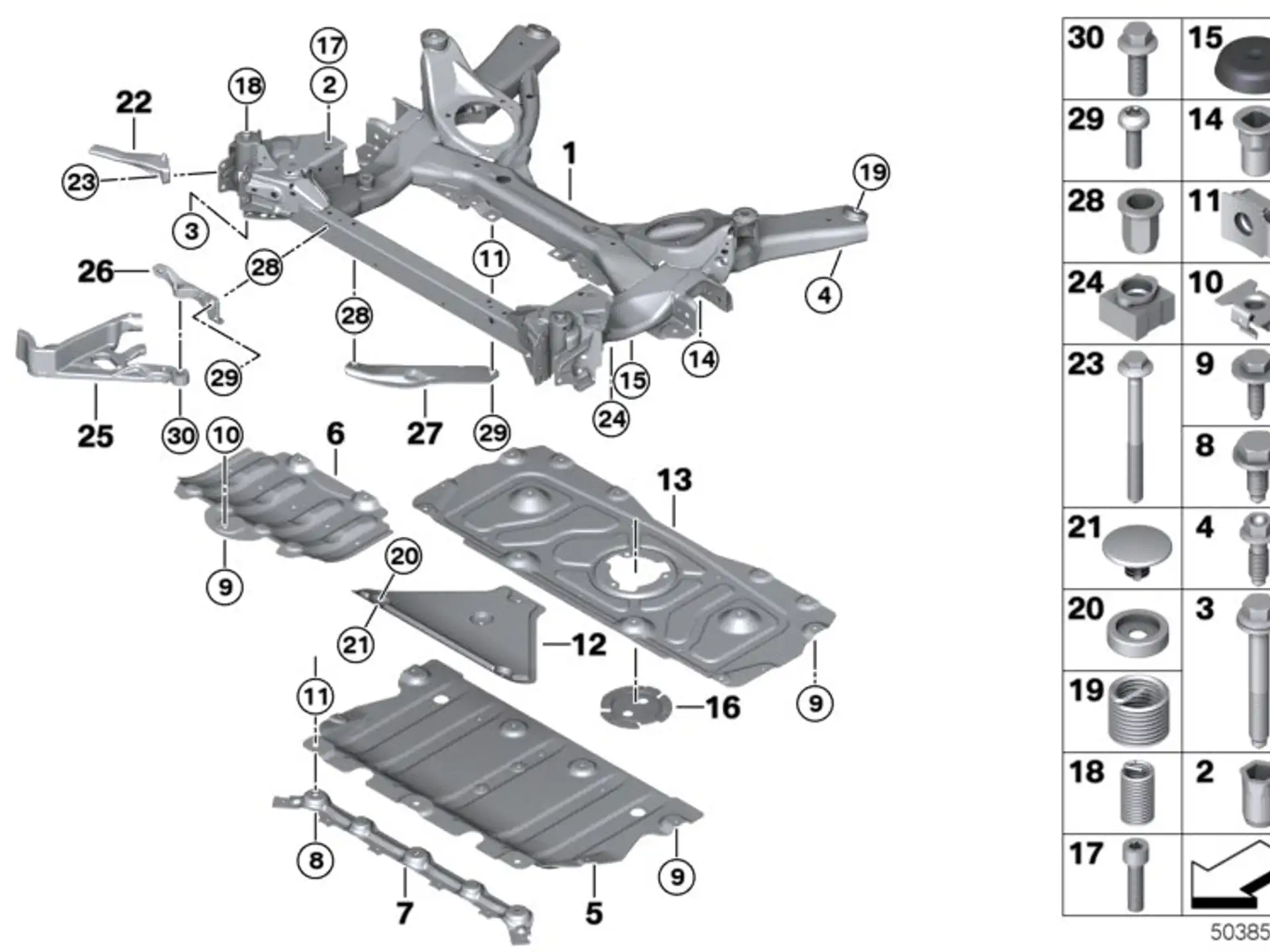 BMW Kombischraube ASA G20 G21 G28 07146885805