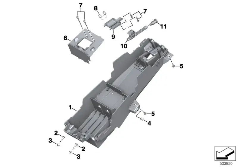 BMW Abdeckung K69 46628394136