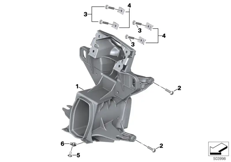 BMW Frontträger K69 46638388536 - Bildposition 01