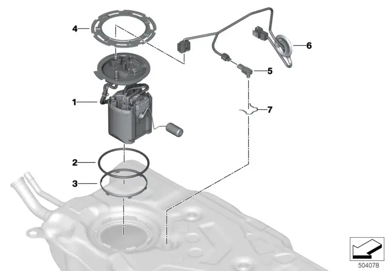 BMW Druck-Temperatur Sensor G01 G05 G20 G21 16118482293
