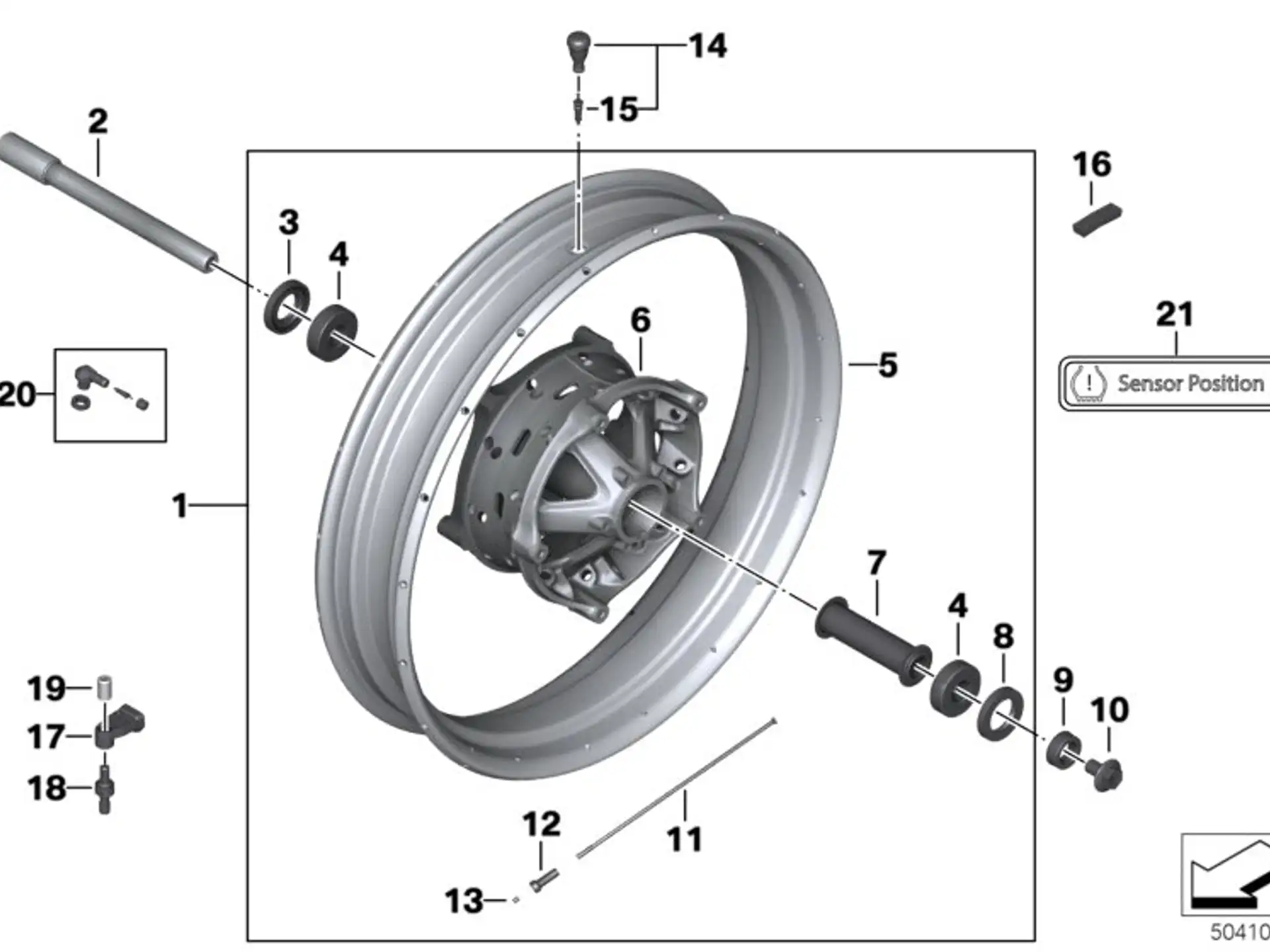 BMW Nippel K23 K33 K50 K51 K81 K82 36311540421