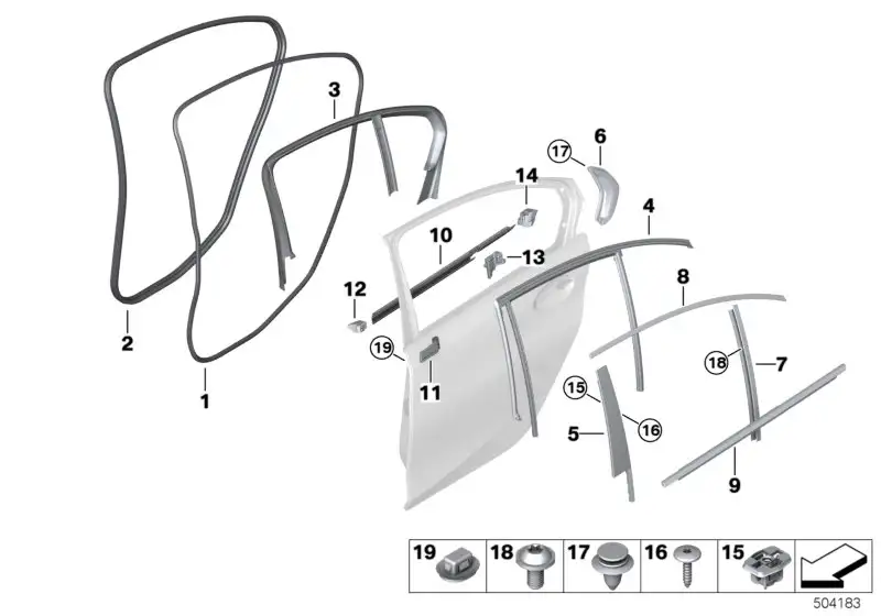 BMW Clip G20 51137497365