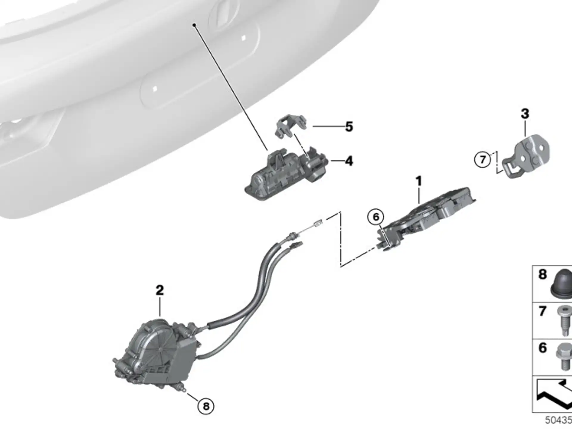 BMW Taster Heckklappe F20 F90 F95 G05 G30 G31 51247381868