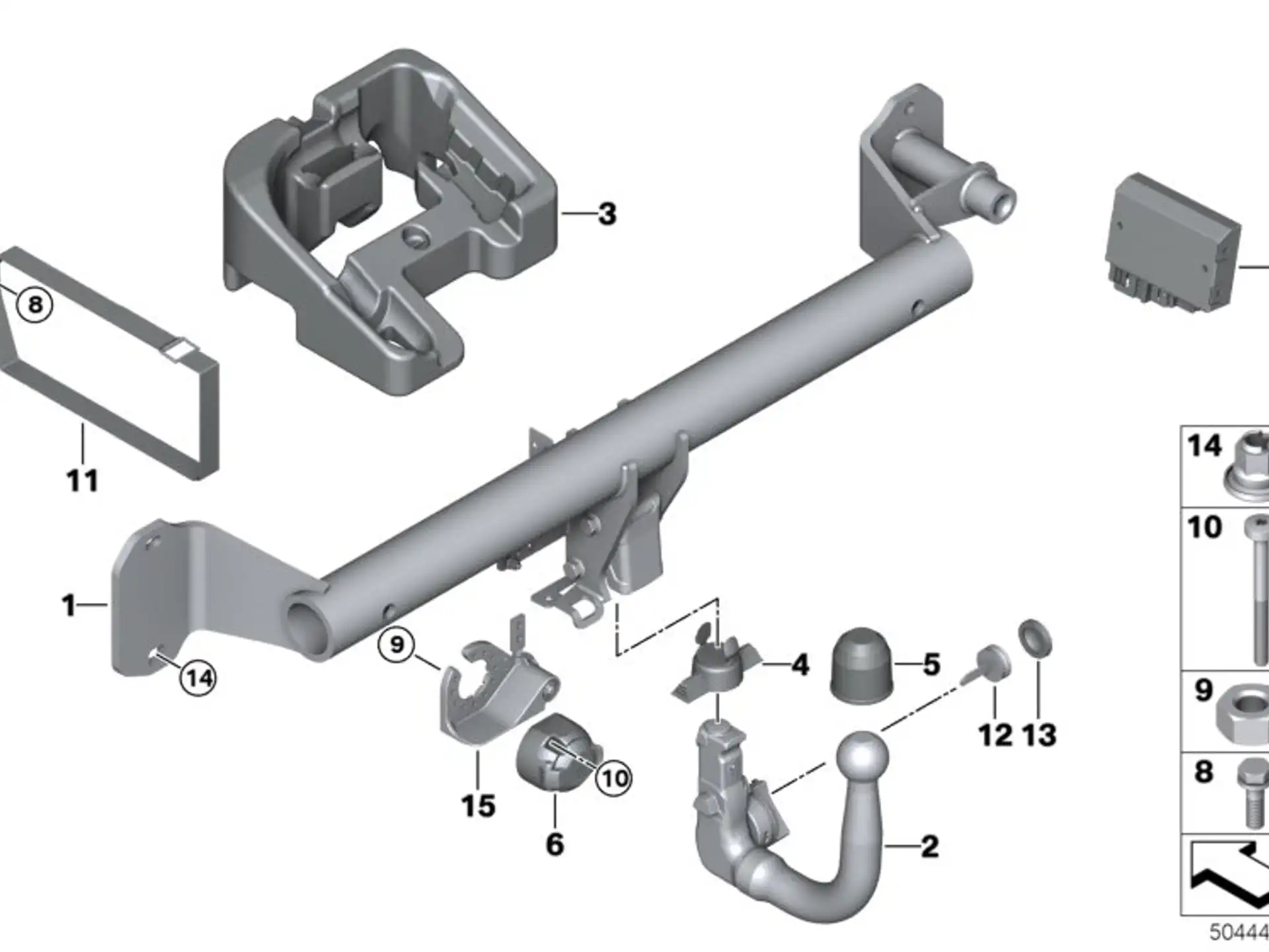 BMW Verschlussstopfen F39 F20 F44 F45 F46 F48 F54 F60 51129478015