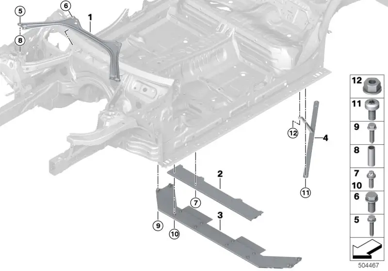 BMW Gewindeeinsatz G01 G02 G05 G06 G07 G11 G12 G14 G15 G16 G20 G3