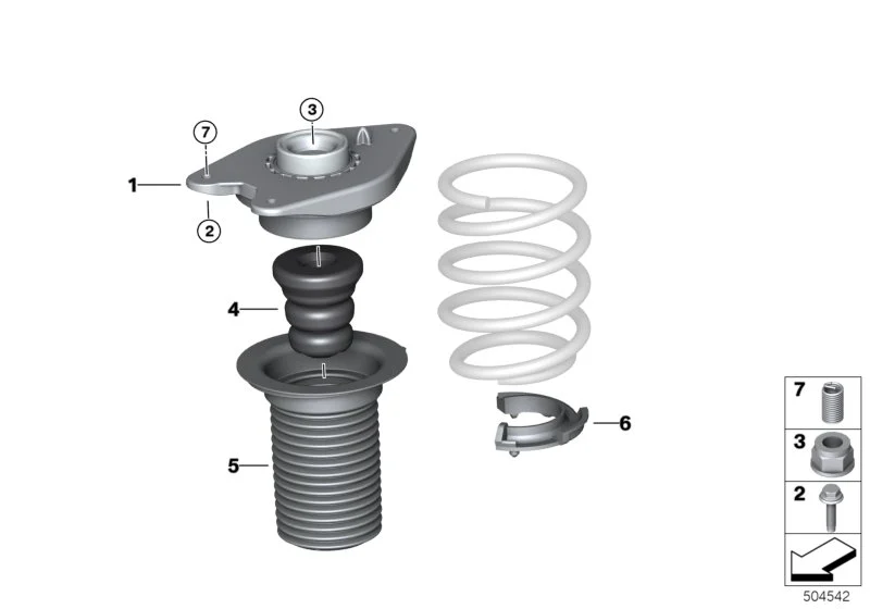 BMW Heli-Coil-Gewindeeinsatz 31106868376
