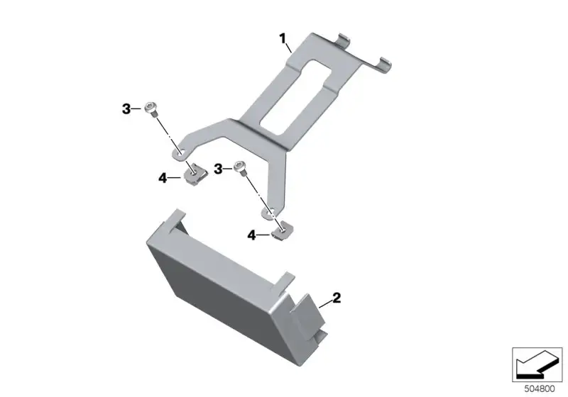 BMW Halter Batterie K69 61218396868