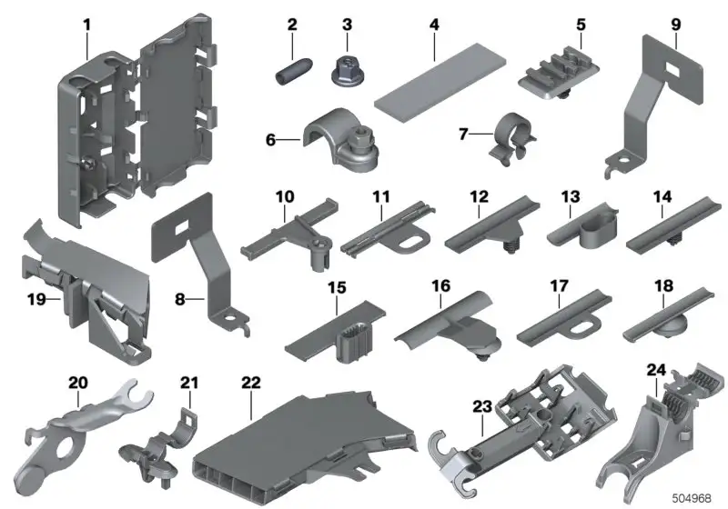 BMW Steckergehäuse E83 F21 F22 F23 61133403145 - Bildposition 01