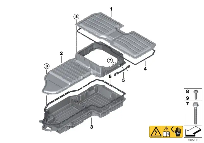 BMW Gehäuse Oberteil G05 61278689185