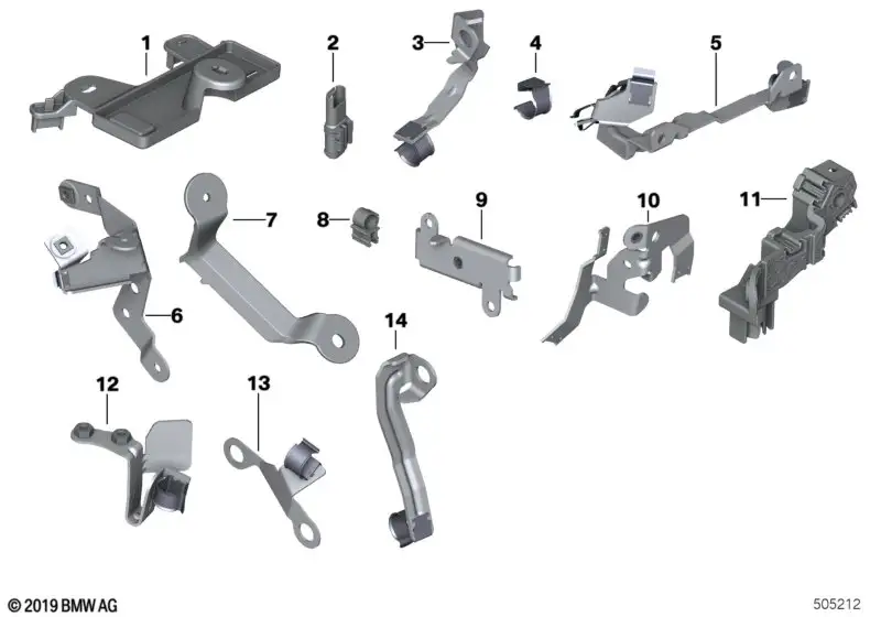 BMW Clip Wellrohr 12527620159 - Bildposition 08