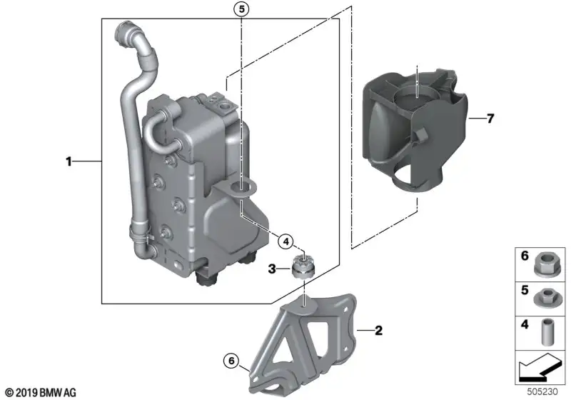 BMW Kondensator Klimaanlage mit Trockner G01 G02 64509367096