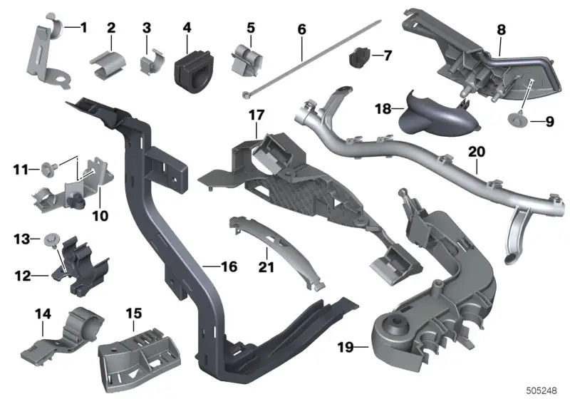 BMW Halter F20 F21 F22 F30 F31 F32 F33 F34 F36 F80 F82 F87N 12518