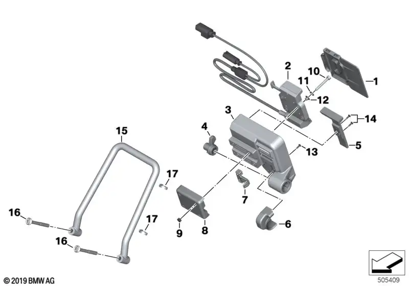 BMW Halter Navigator K69 65908396867