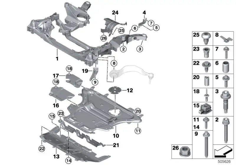 BMW Unterfahrschutz 31146868620