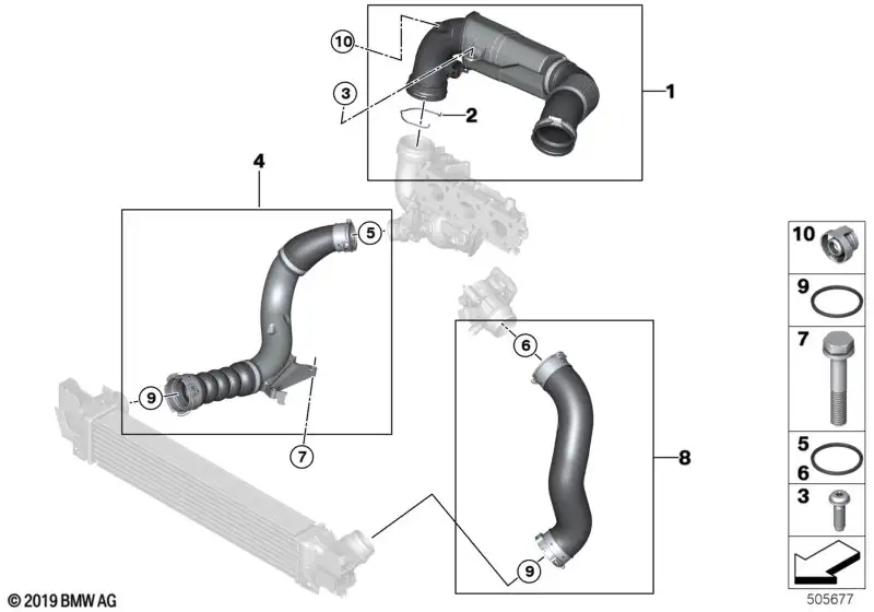 BMW Formdichtring F39 F20 F44 F45 F48 F54 F56 F60 11618596854