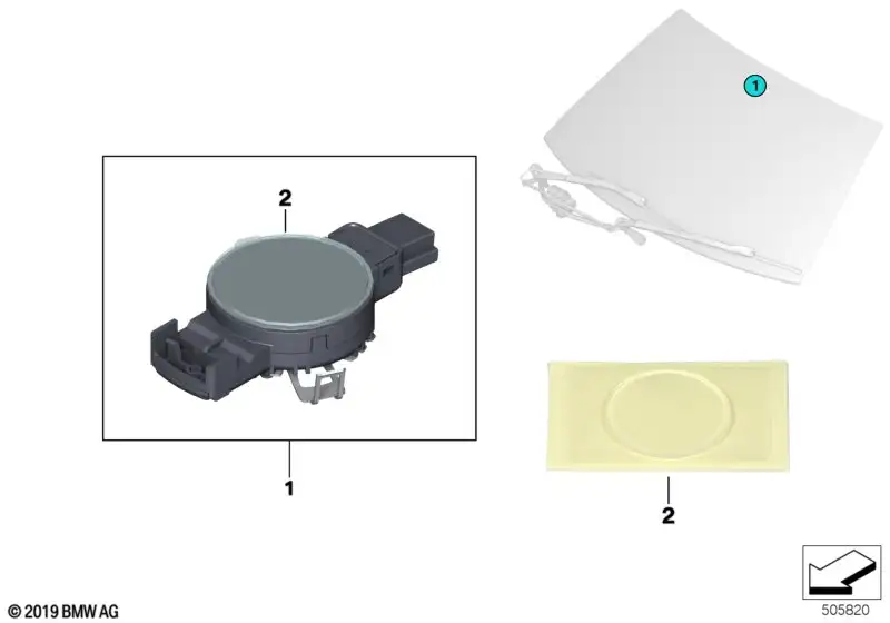 BMW Sensor Regen/Licht/Solar/Beschlag F01 F02 F04 F06 F07 F10 F11