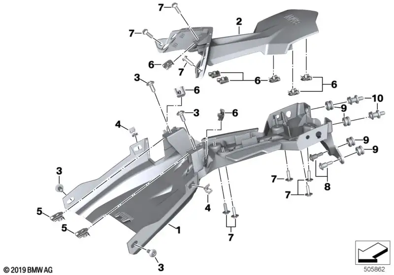 BMW Radabdeckung K83 K84 46628396361 - Bildposition 01
