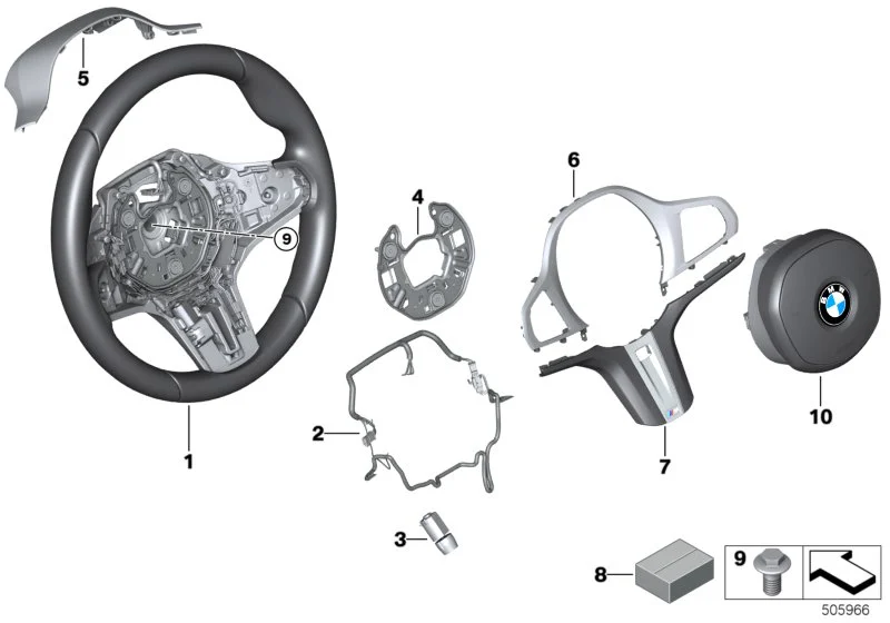 BMW Dekorblende Lenkrad F20 G20 G21 61319882776