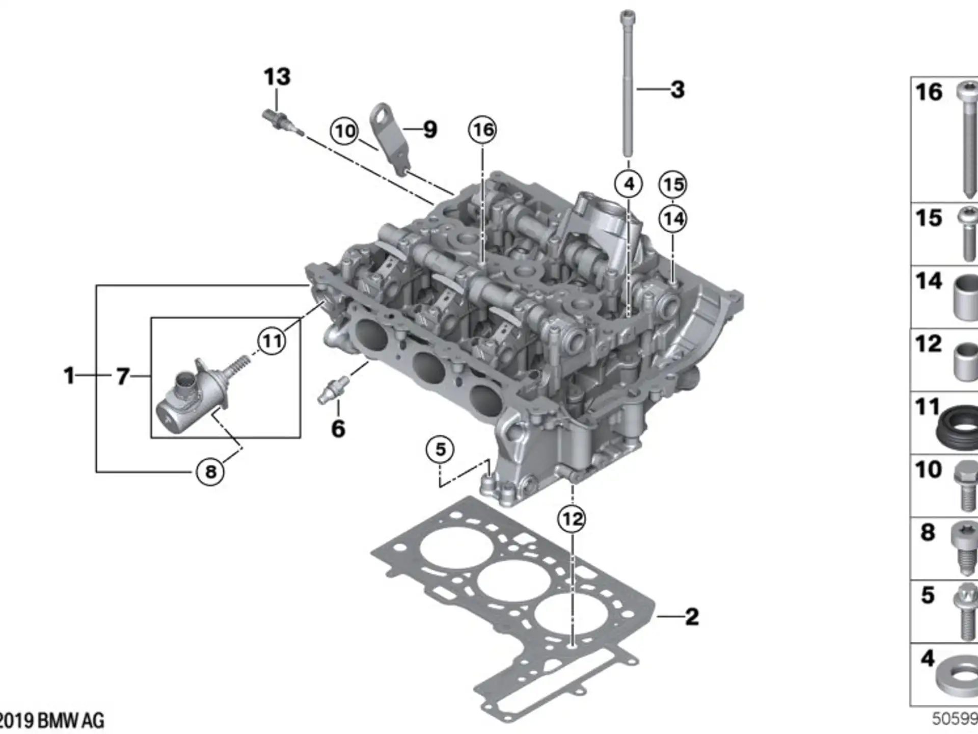 BMW Zentralventil VANOS F20 F21 F22 F23 F30 F31 F32 F33 F34 F36 F39 F44 F45 F46 F48 F97 F98 G01 G02 G05 G06 G07 G11 G12 G14 G15 G16 G20 G21 G28 G29 M40i G30 G31 G32 I12 I15 F54 F55 F56 F57 F60 11368696446