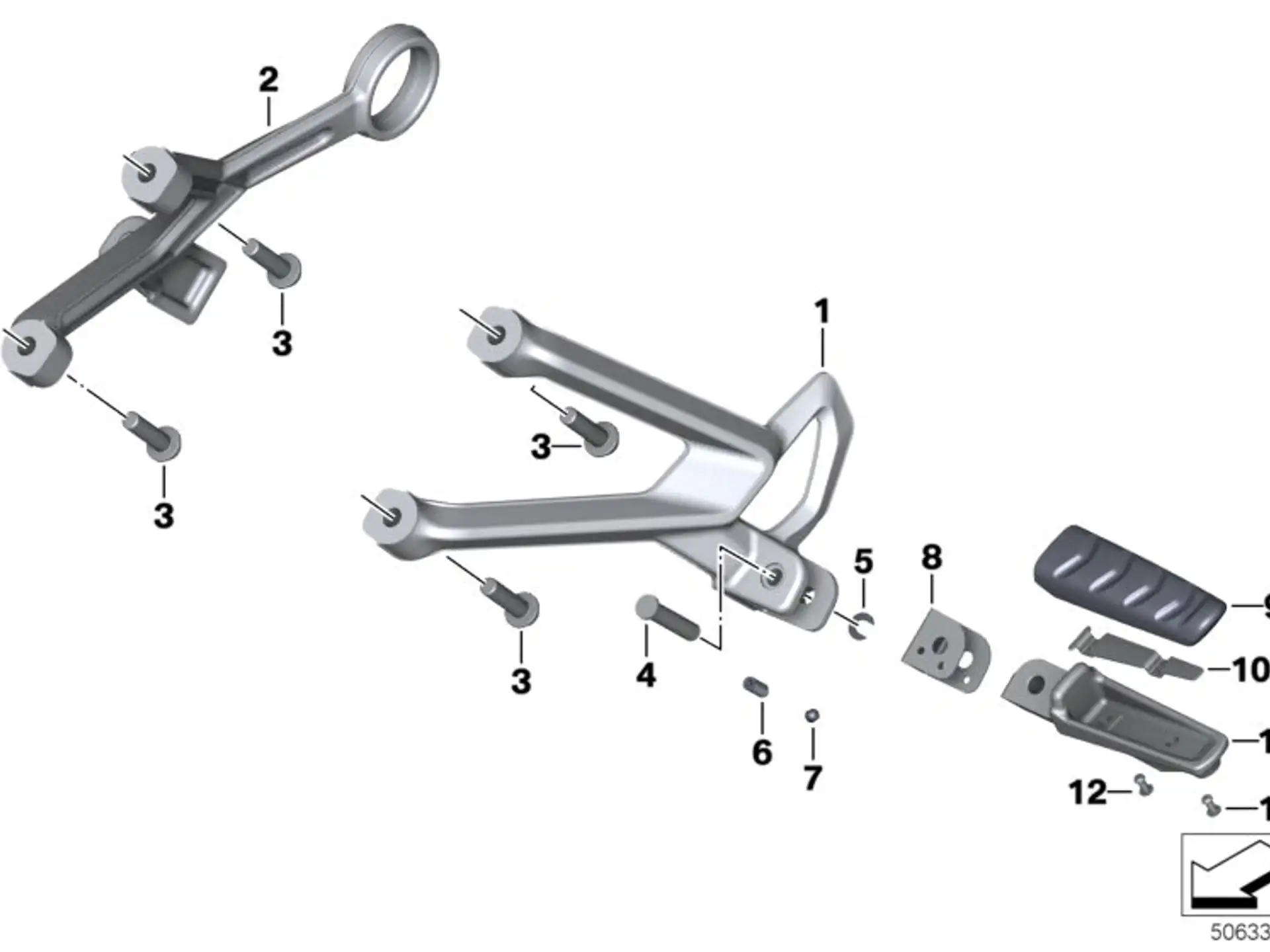 BMW Anschlagplatte K21 K22 K23 K27 K28 K32 K33 K53 K54 K69 K83 K84 46717674588