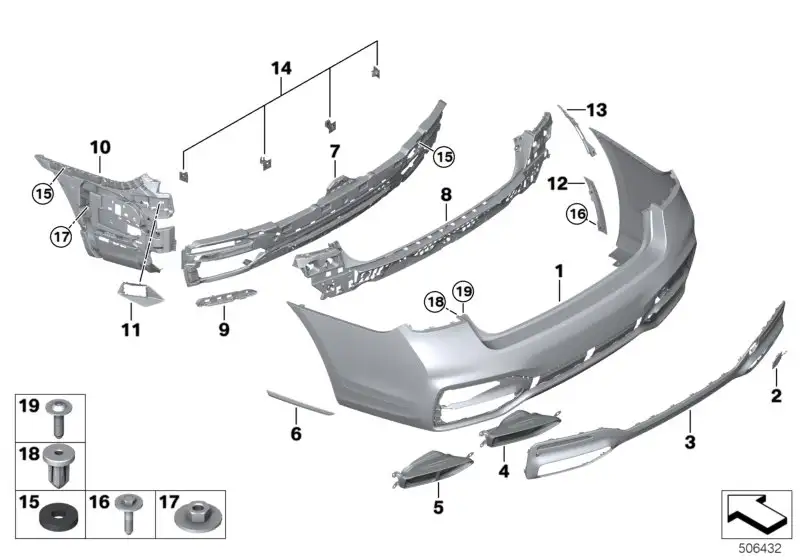BMW Adapter rechts G11 G12 51128076422