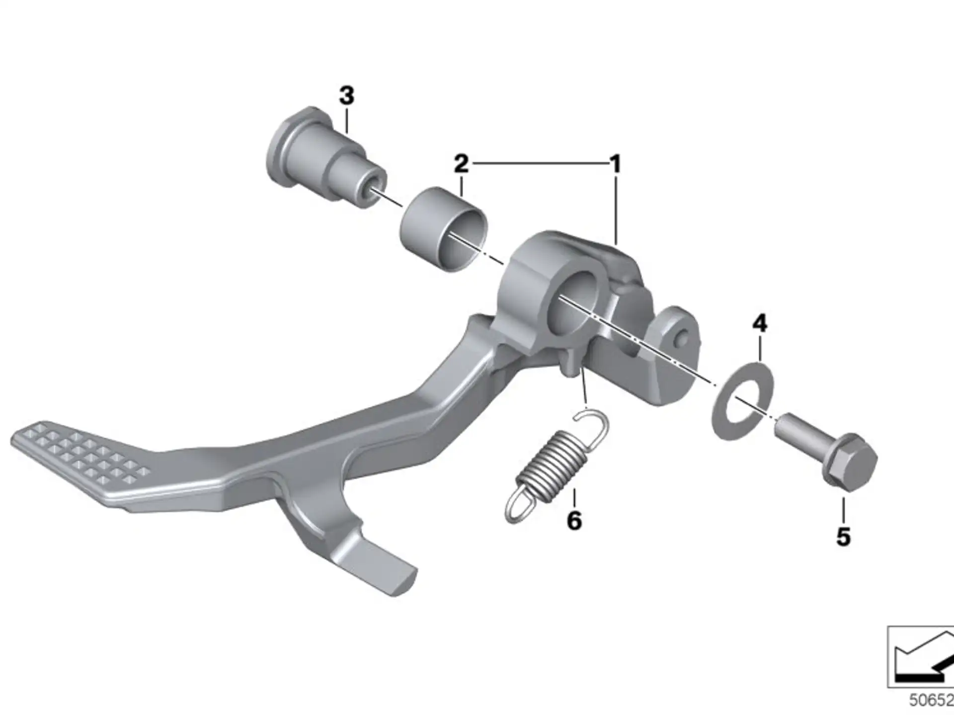 BMW Bundbuchse K23 K32 K33 K34 K50 K51 K53 K54 K69 K80 K81 K82 K83 K84 23418533708