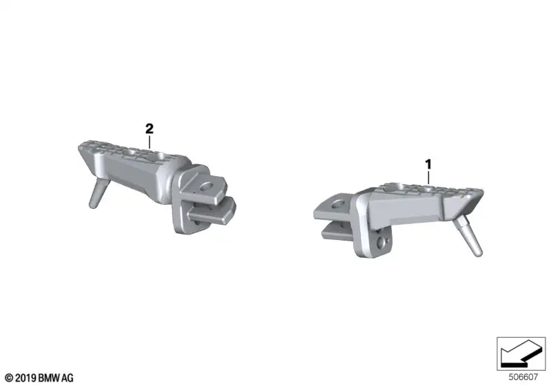 BMW Fussraste verstellbar links K83 K84 77259829097