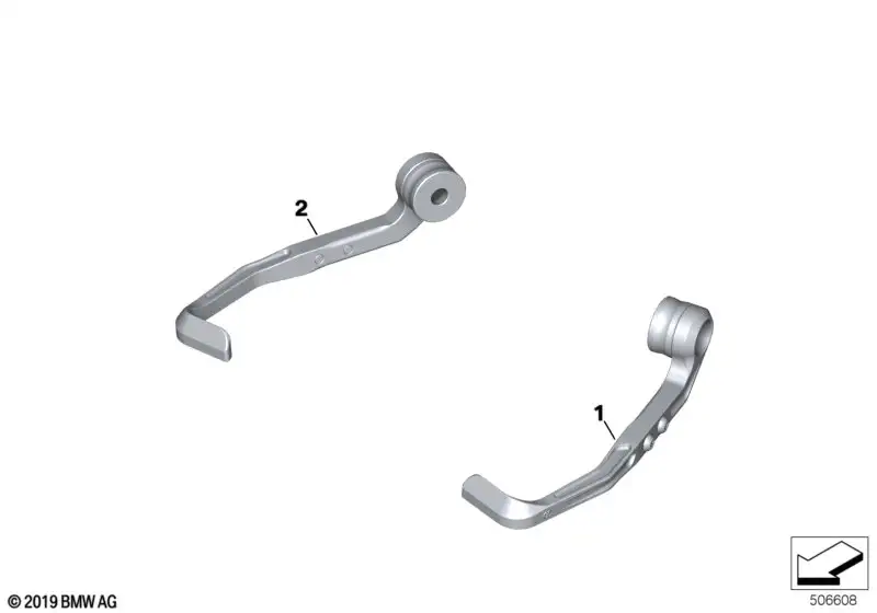 BMW Bremshebelprotektor K83 K84 77329829100 - Bildposition 02