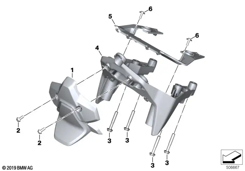 BMW Instrumentenabdeckung K83 46638403837 - Bildposition 01