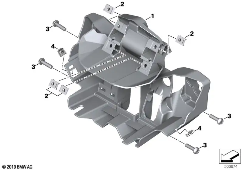 BMW Frontträger K84 46638403876