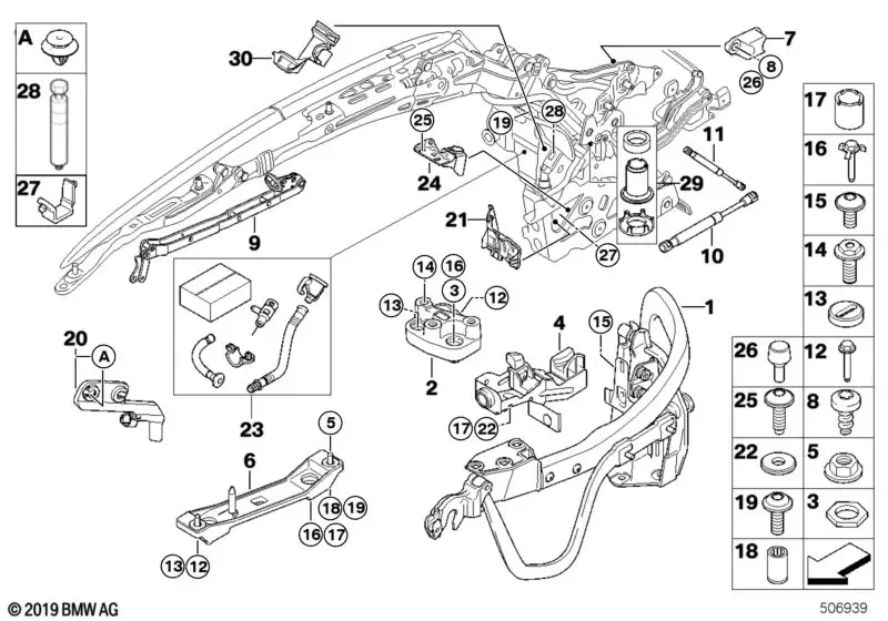 BMW Ablagebock links 54377183273 - Bildposition 04