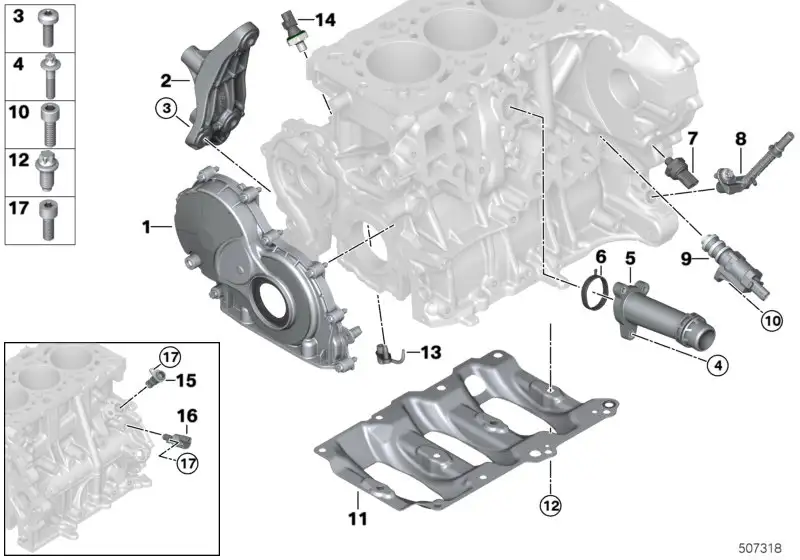 BMW Steuerventil Kolbenkühlung F39 F20 F44 F45 F46 F48 F97 F98 G0