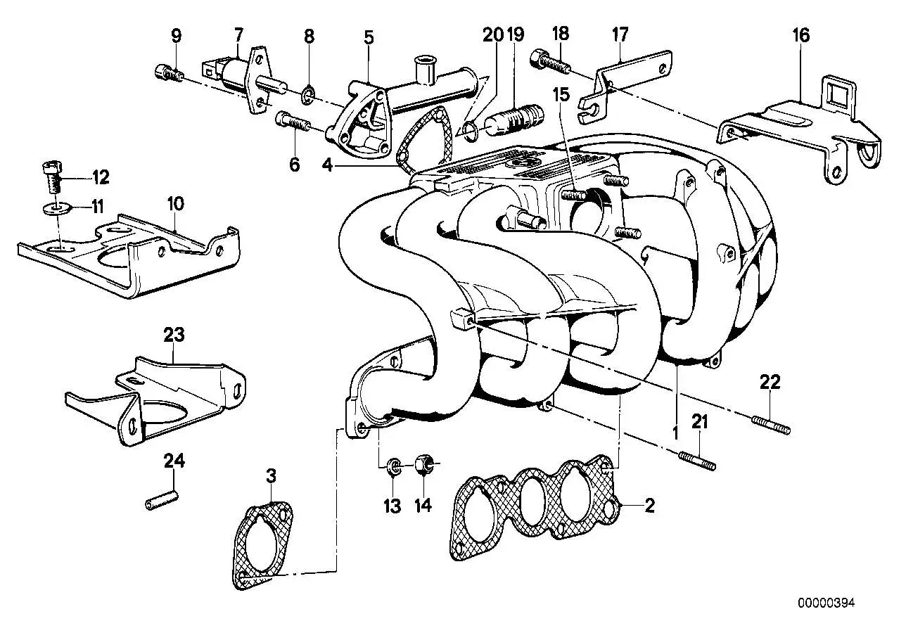 BMW Ansaugleitung E30 E34 11611289210