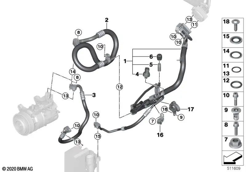 BMW ISA-Schraube 07129909416 - Bildposition 10