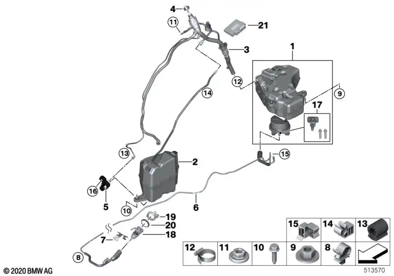 BMW Dosierleitung 16197381258 - Bildposition 06