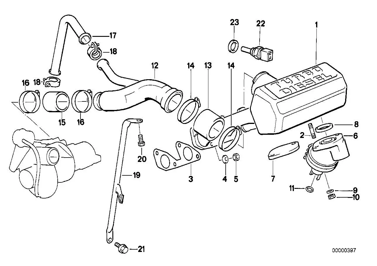 BMW Muffe 11711279282 - Bildposition 13
