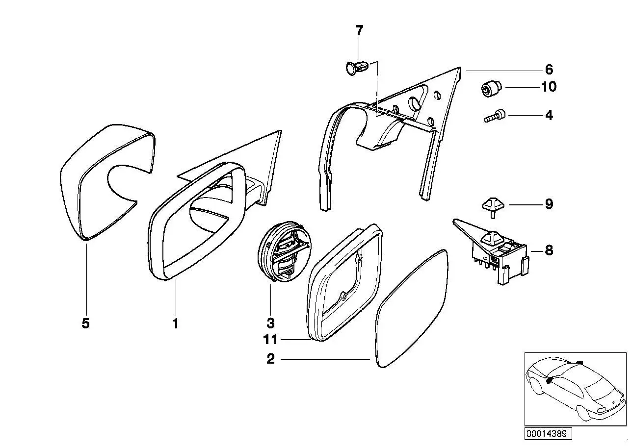 BMW Zylinderschraube E31 51168124674