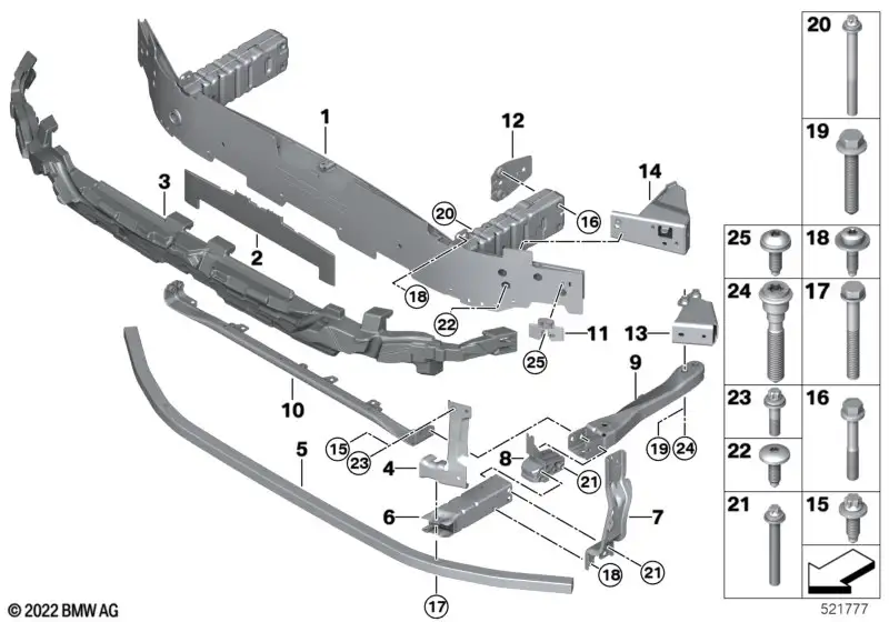 BMW Stossabsorber vorne 51118083350 - Bildposition 03