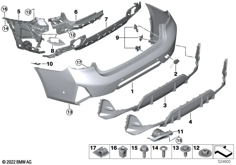 BMW Absorbertrichter links 51128085495