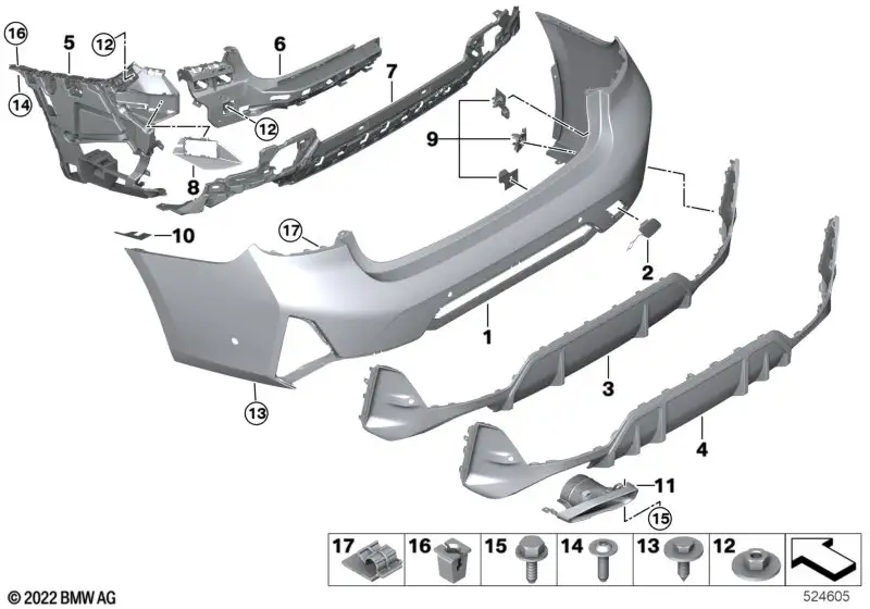 BMW Absorbertrichter links 51128085495 - Bildposition 08